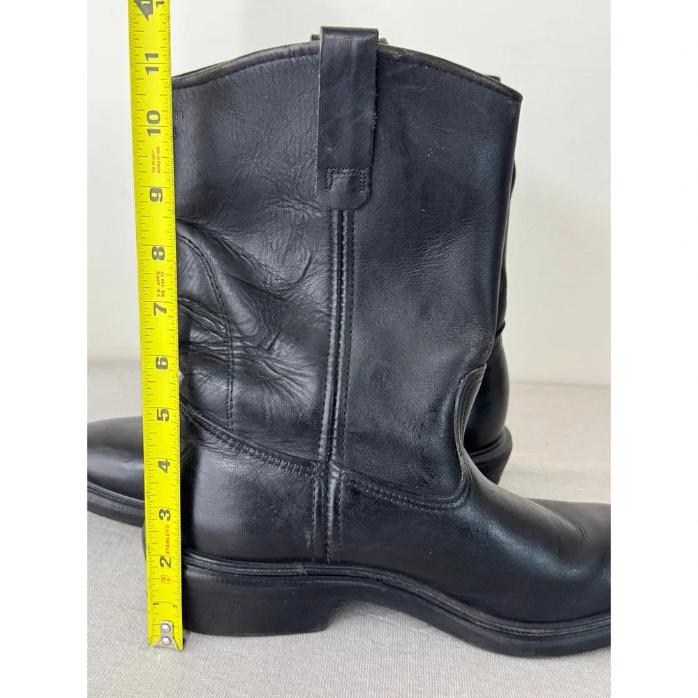 Redwing Western Boots Leather‎ Mens Black 10 B